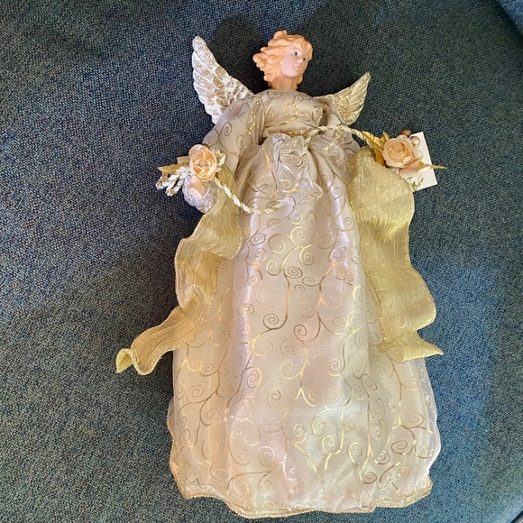 Large 🎄1999 Holiday Collection 16” Christmas Angel Tree Topper Box Collectible - Picture 6 of 12